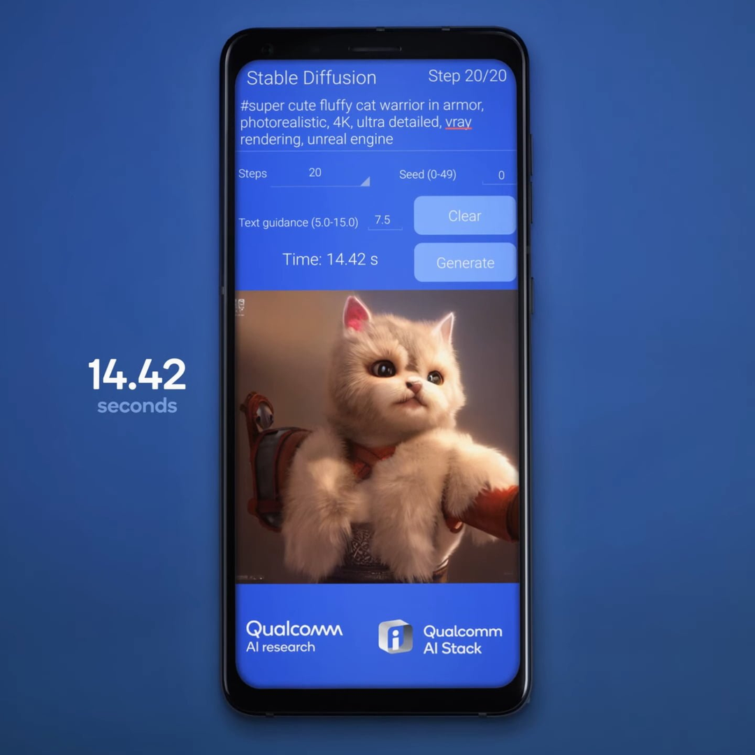 An Android phone successfully runs a full stable diffusion AI model by ...