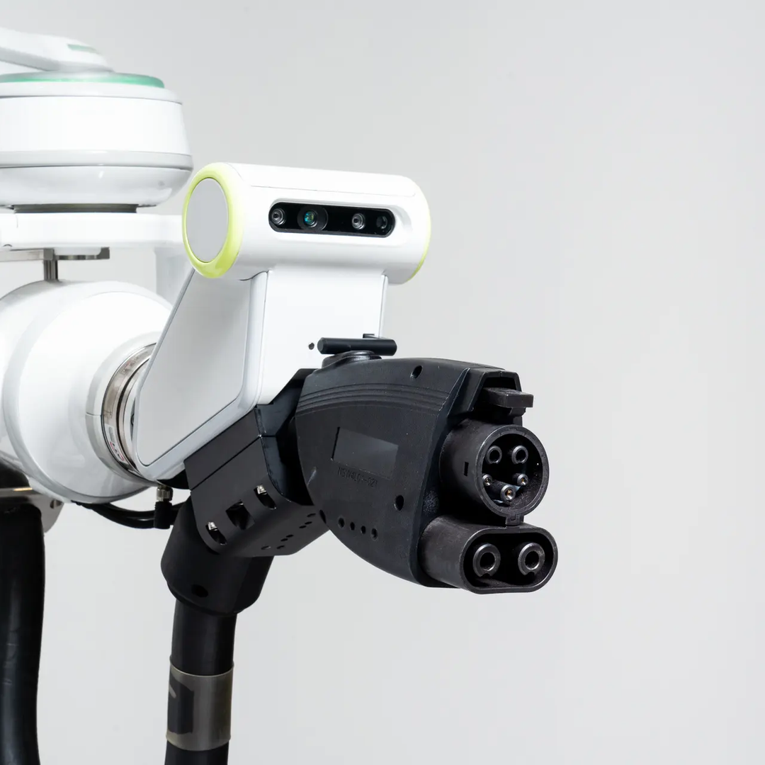 Hyundai unveils automatic charging robot for electric vehicles