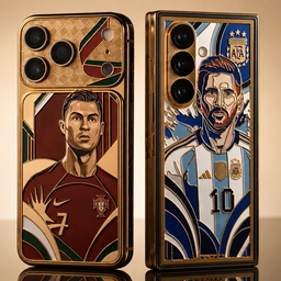 Luxury customization brand Caviar has unveiled Legends, a new smartphone collection dedicated to football's biggest rivalry: Lionel Messi or Cristiano Ronaldo.