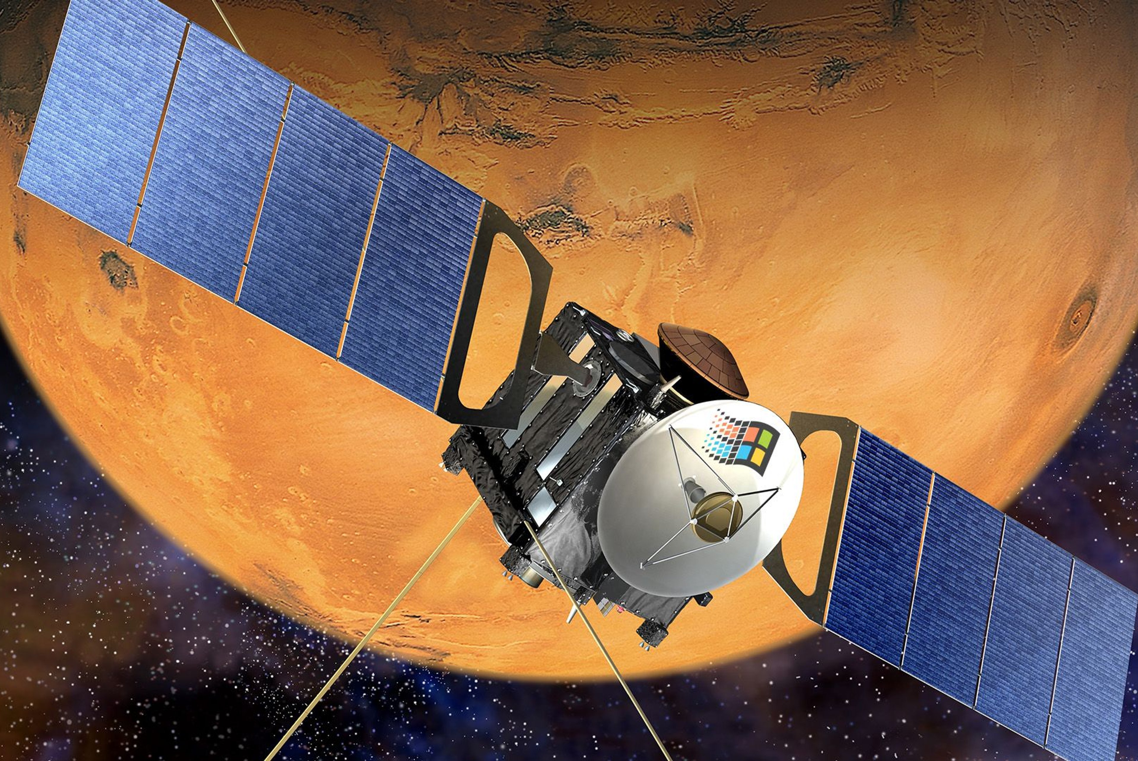 The Mars Express Spacecraft to Get a Windows 98 Update