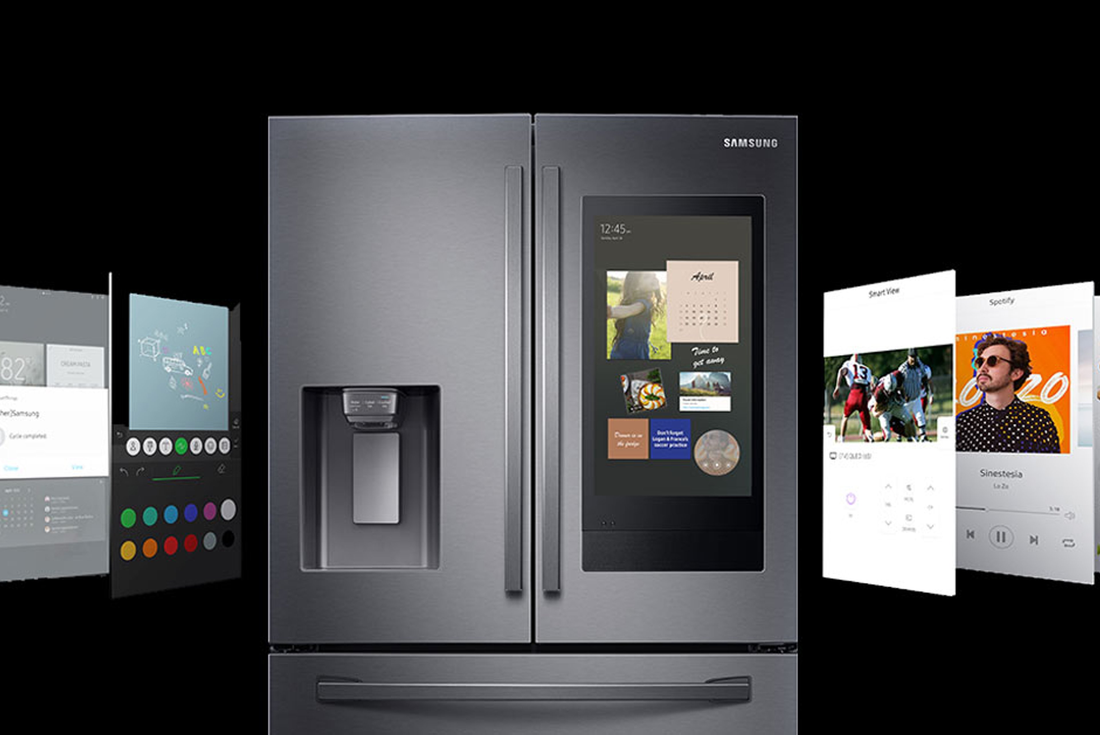 Samsung unveils massive 32-inch display on Family Hub Plus smart fridge