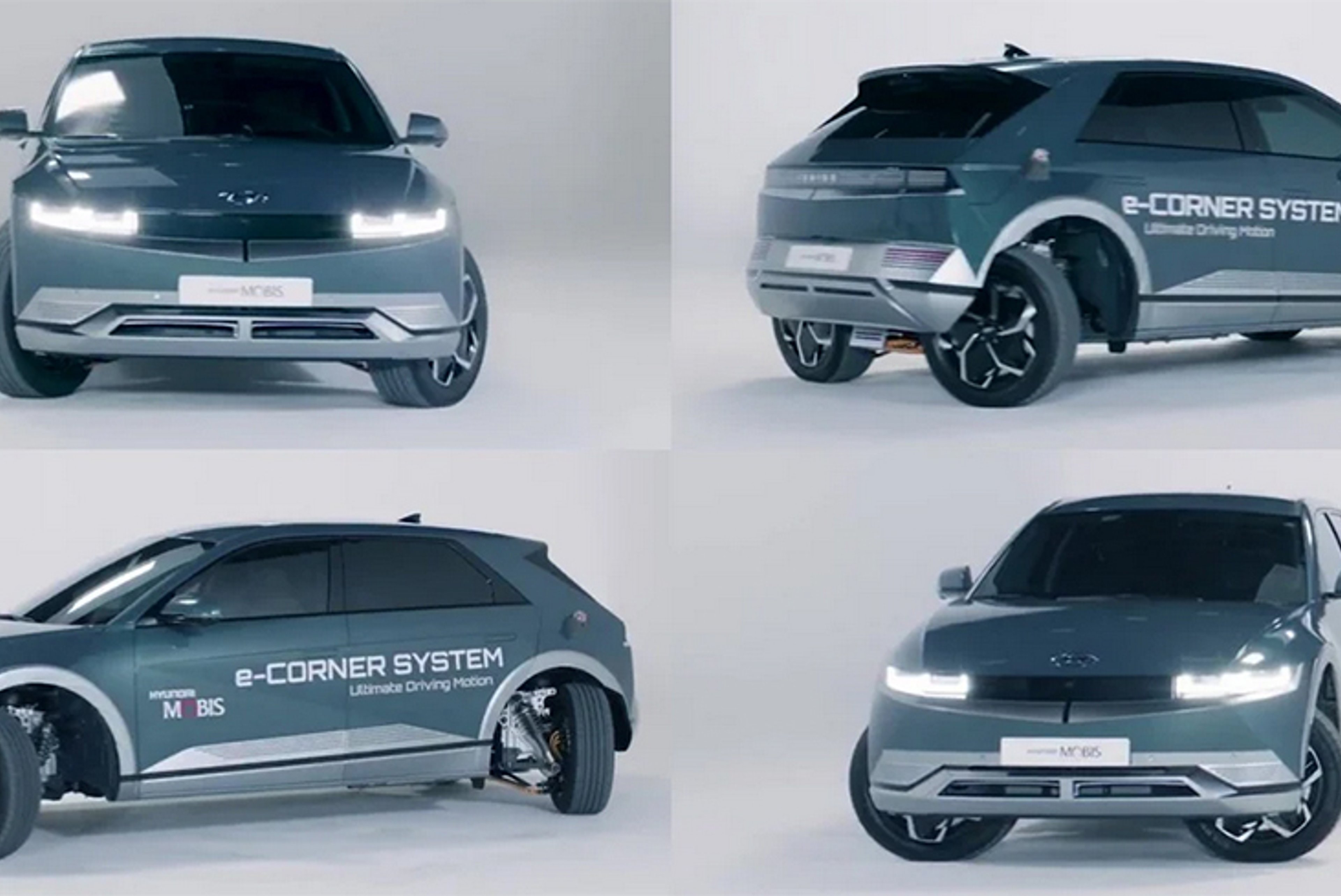 'Crab-walking' e-Corner technology displayed by Hyundai Mobis