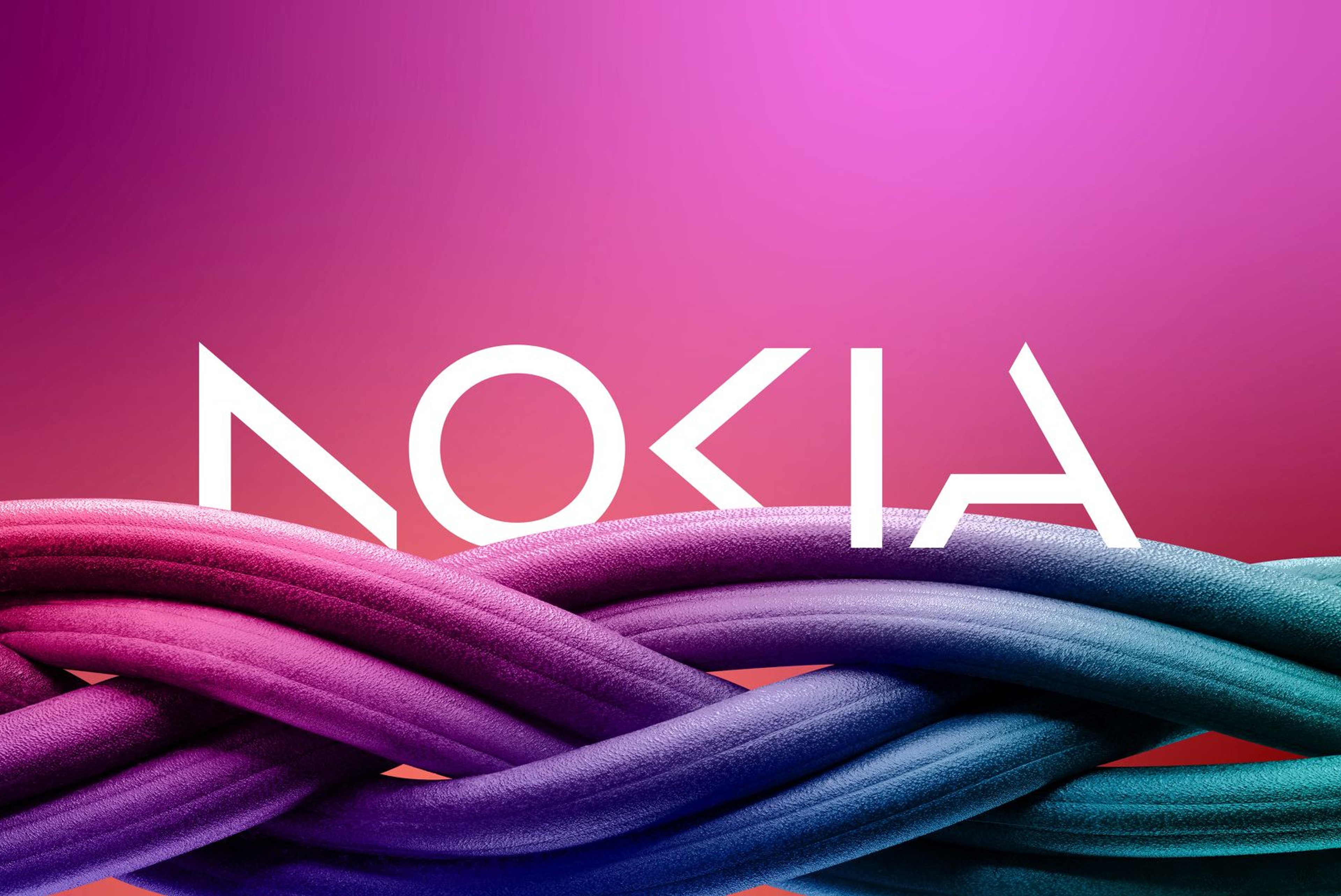 Nokia's iconic logo altered to indicate a change in strategy