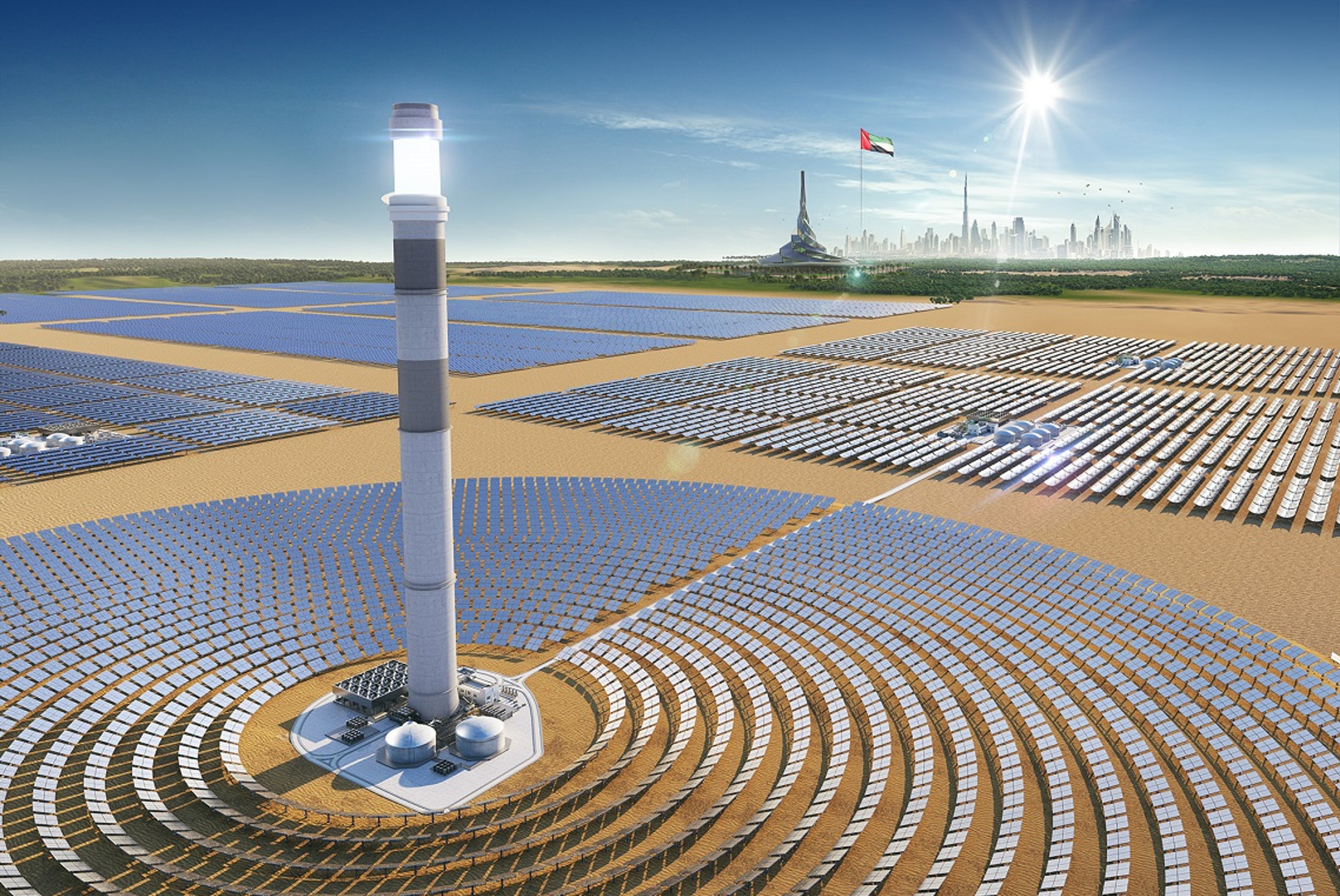 The world's biggest solar-powered data center launched in Dubai