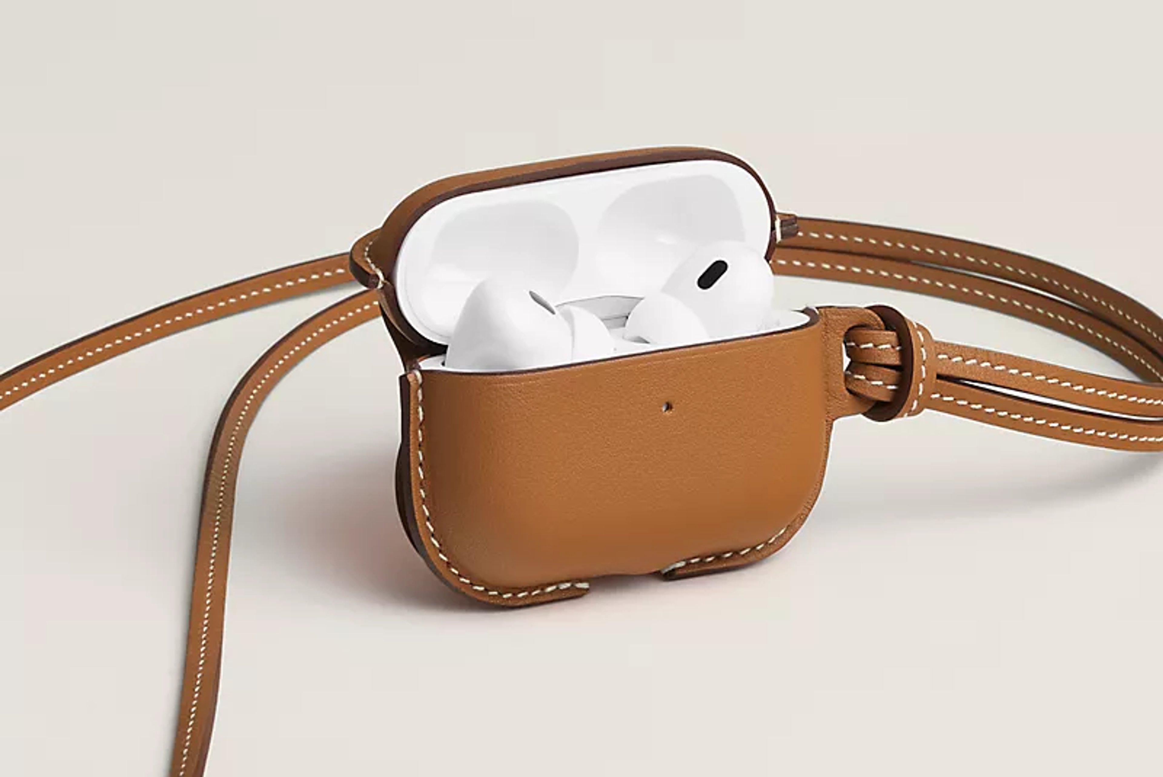 Hermès unveils leather AirPods Pro case and lanyard