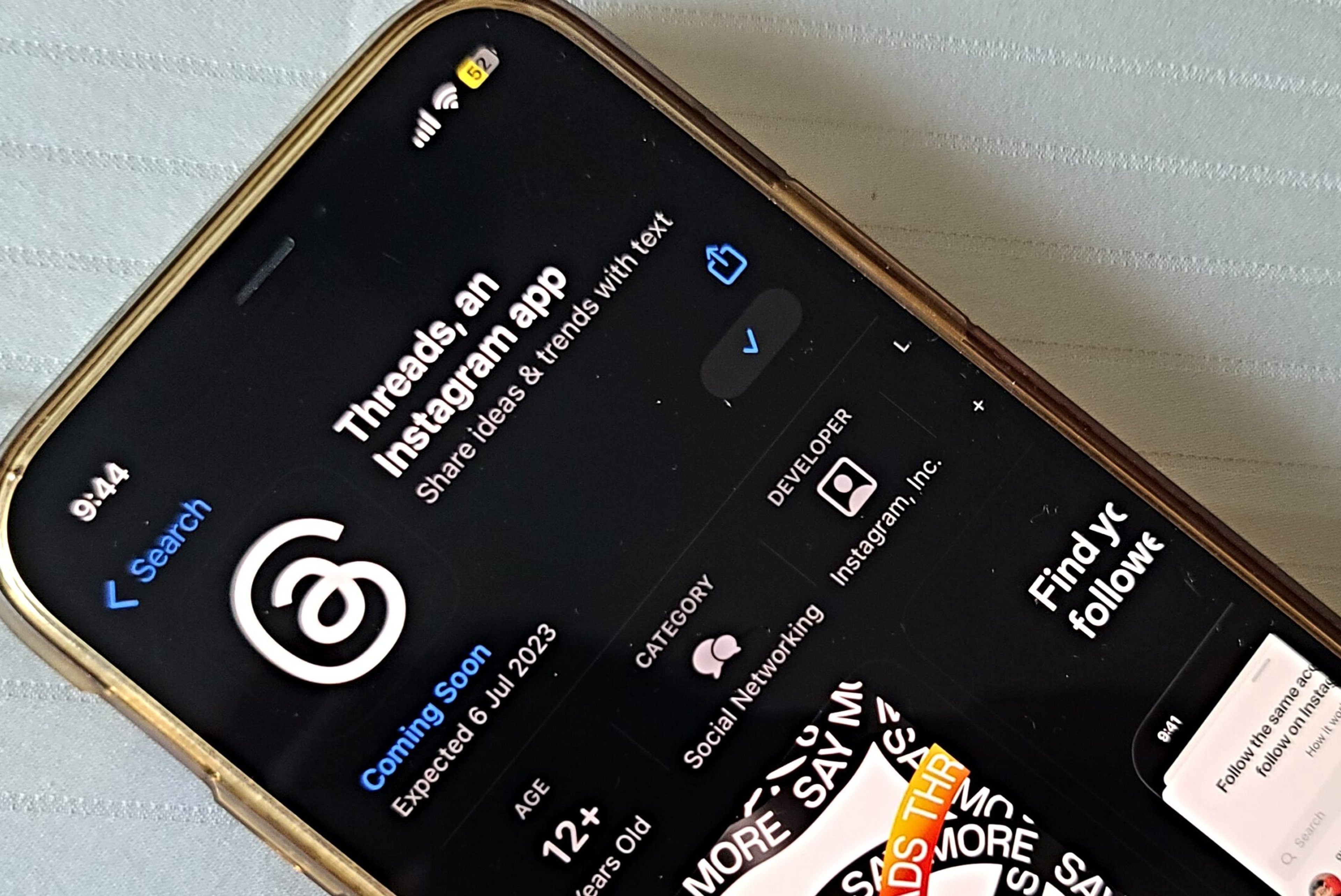 Meta's text-based social media app 'Threads' available for pre-order on App Store