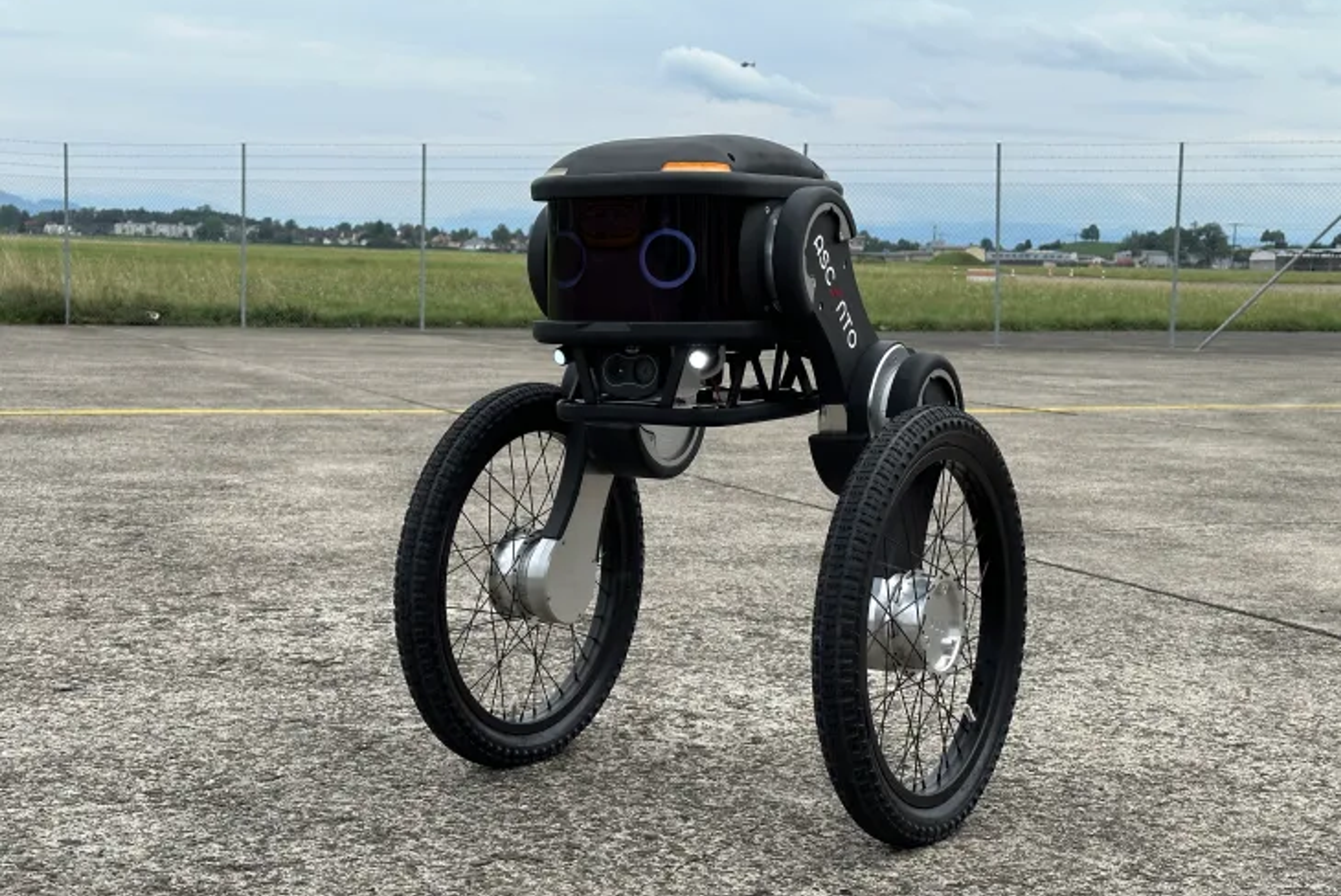 Ascento's autonomous robots are designed to assist security guards