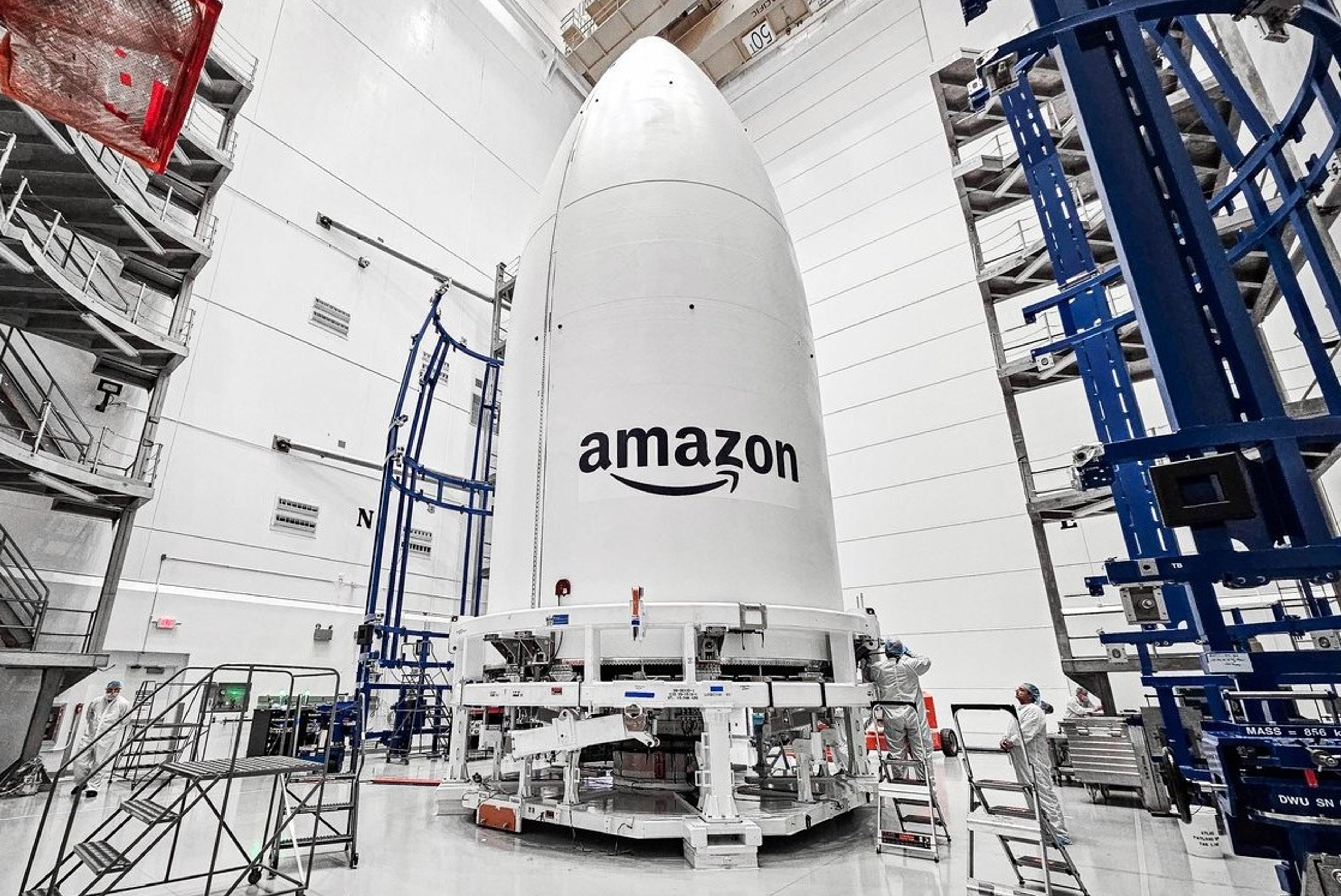 Amazon's first satellites set to launch, testing rival to SpaceX's Starlink service