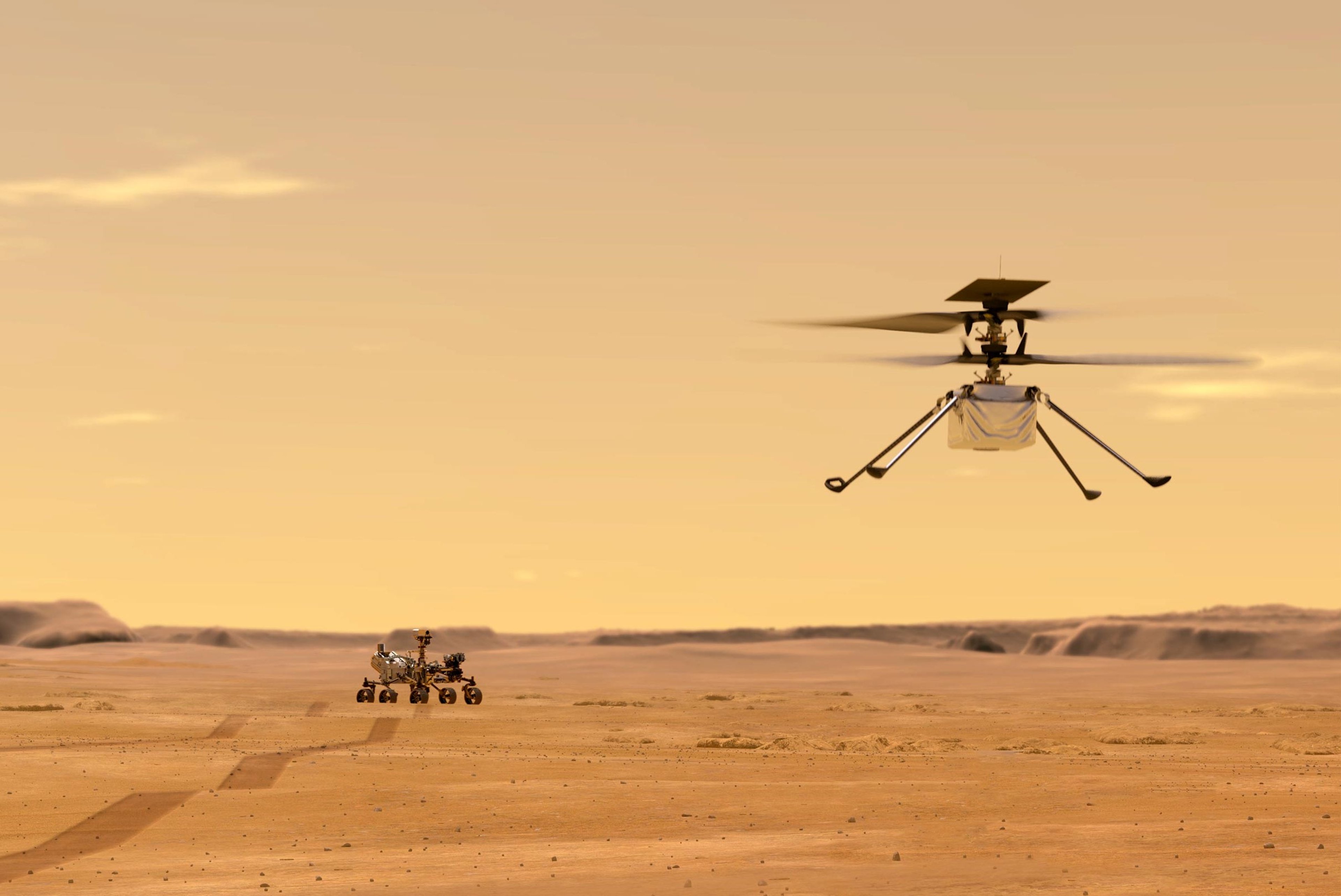 NASA's Mars helicopter, Ingenuity, goes silent during 72nd flight