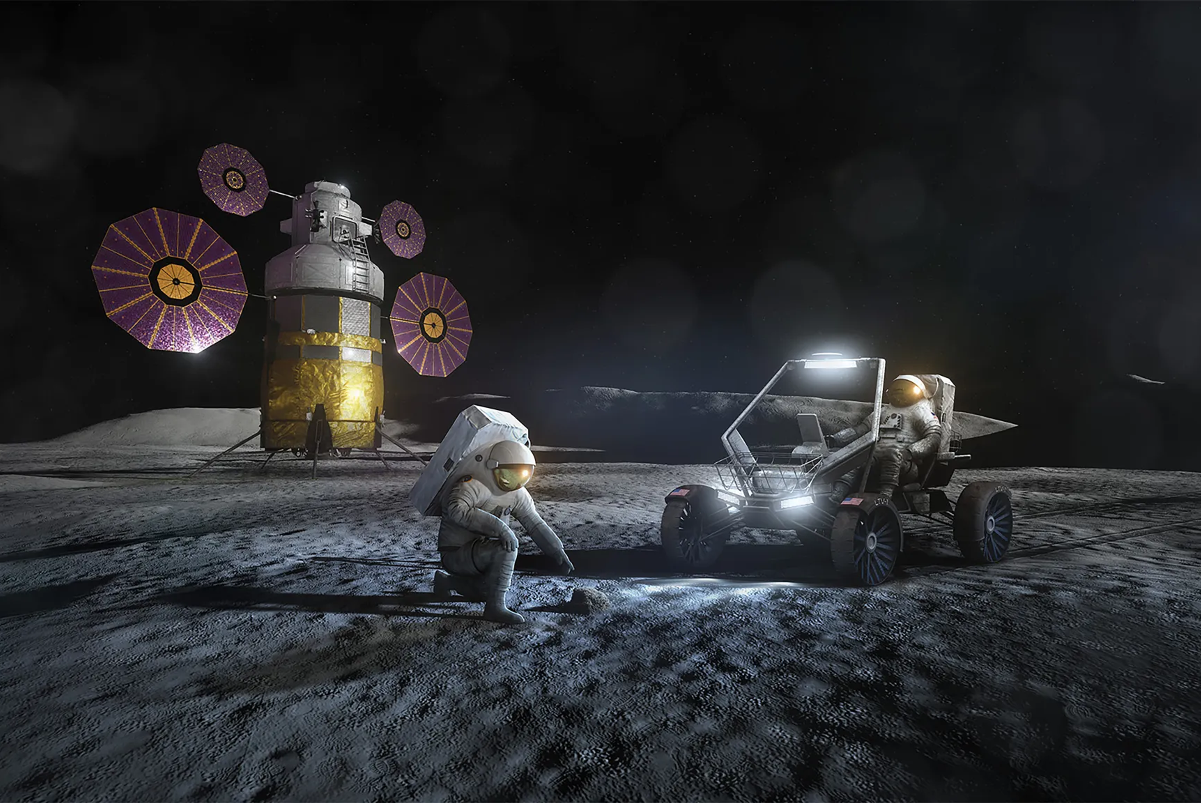 NASA partners with three companies to develop lunar rover for Artemis missions