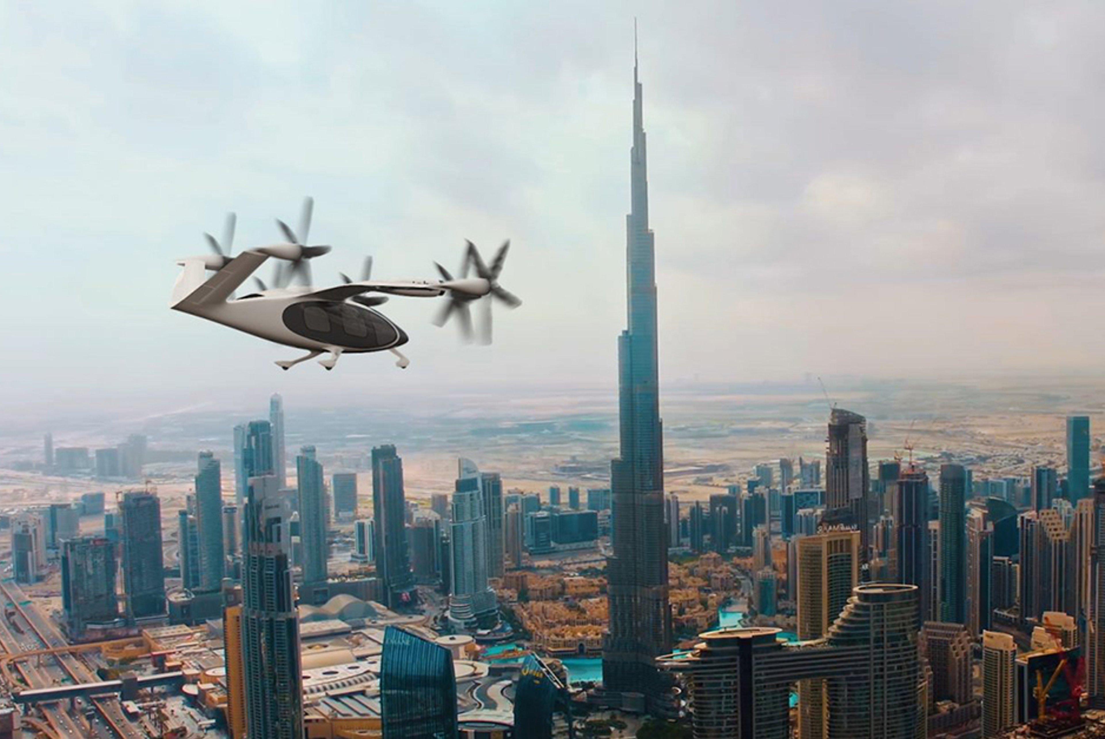 Flying Taxis Ready for Takeoff in Dubai