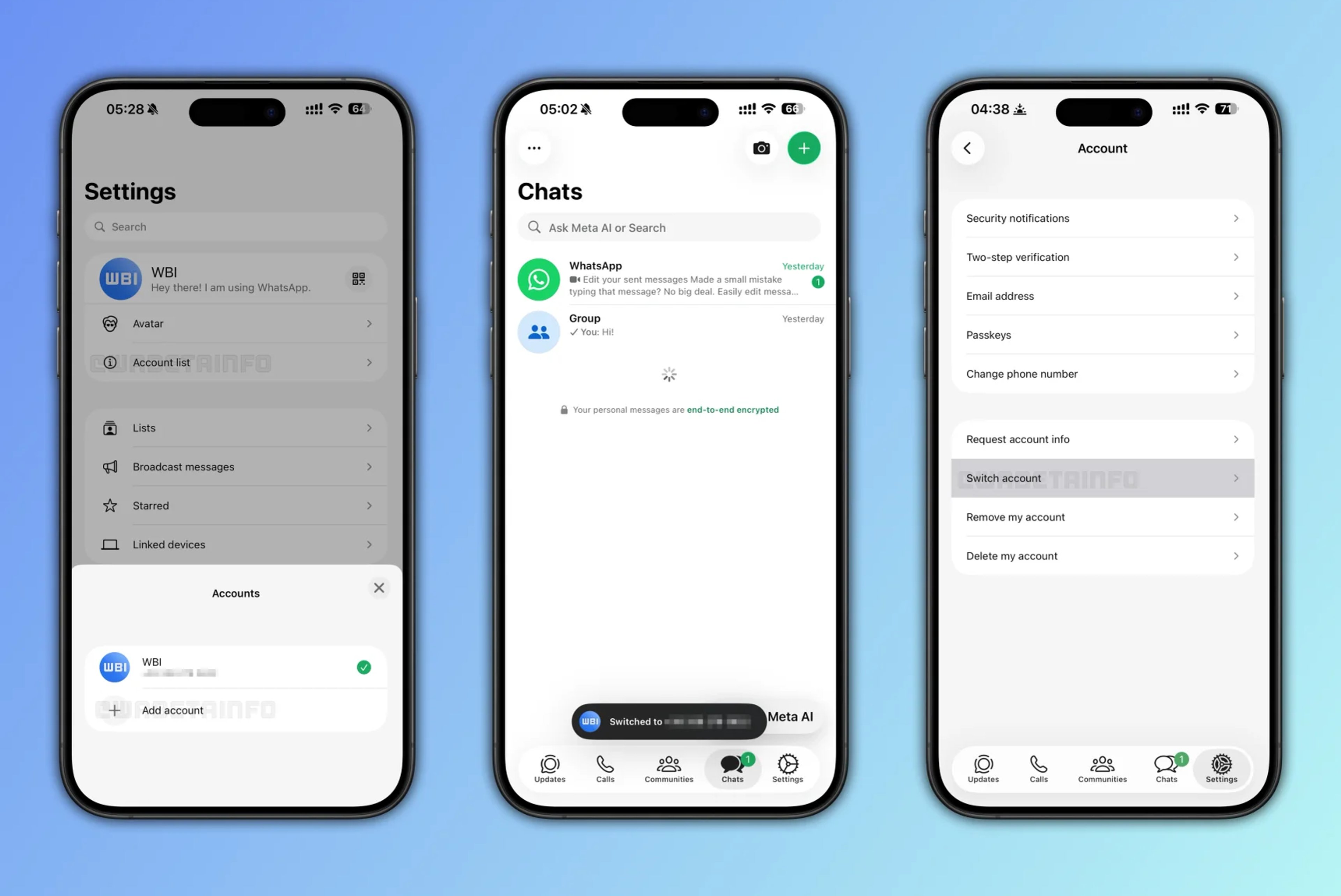 WhatsApp to support multiple accounts on a single iPhone