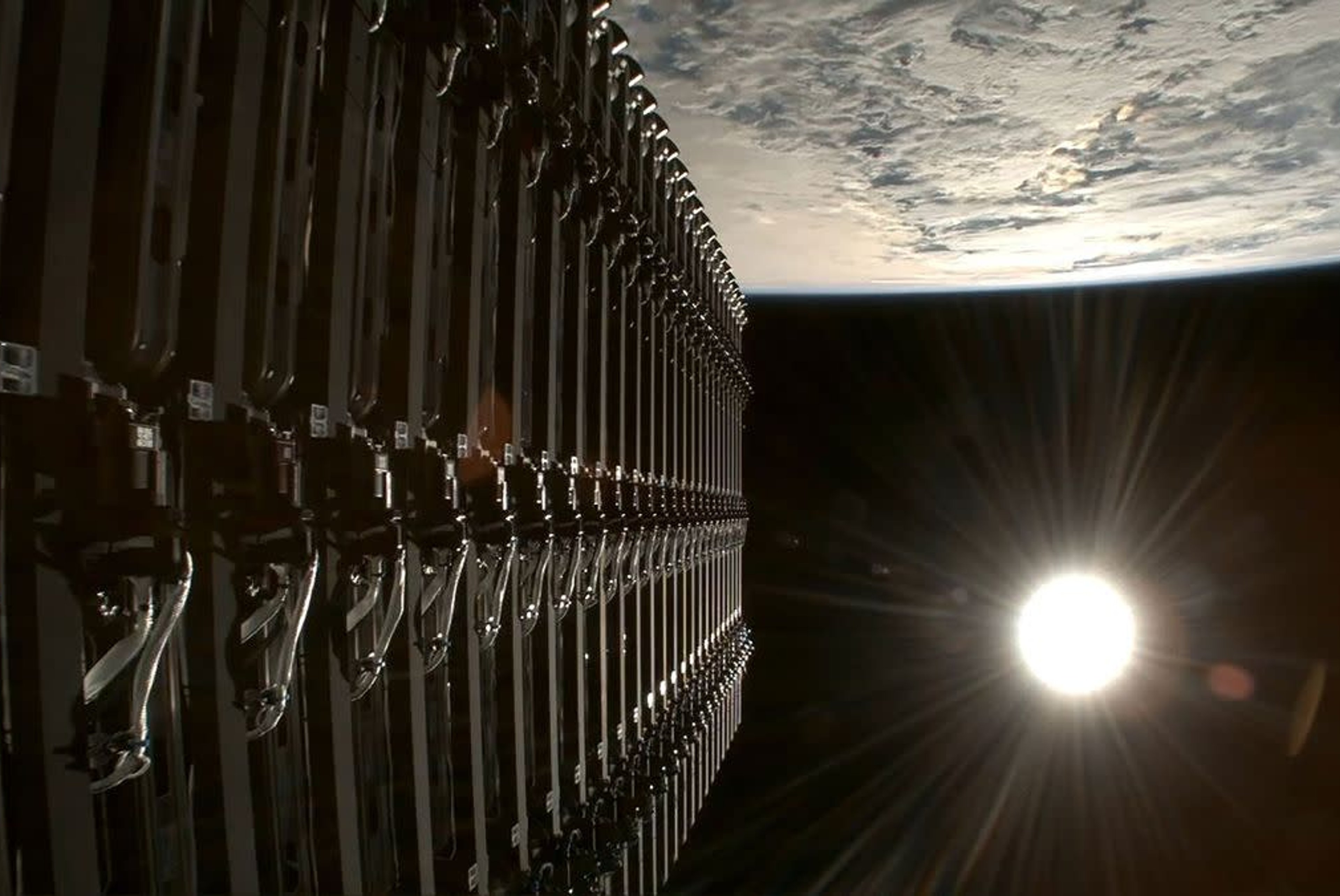 Starlink satellite imaged in orbit before uncontrolled reentry