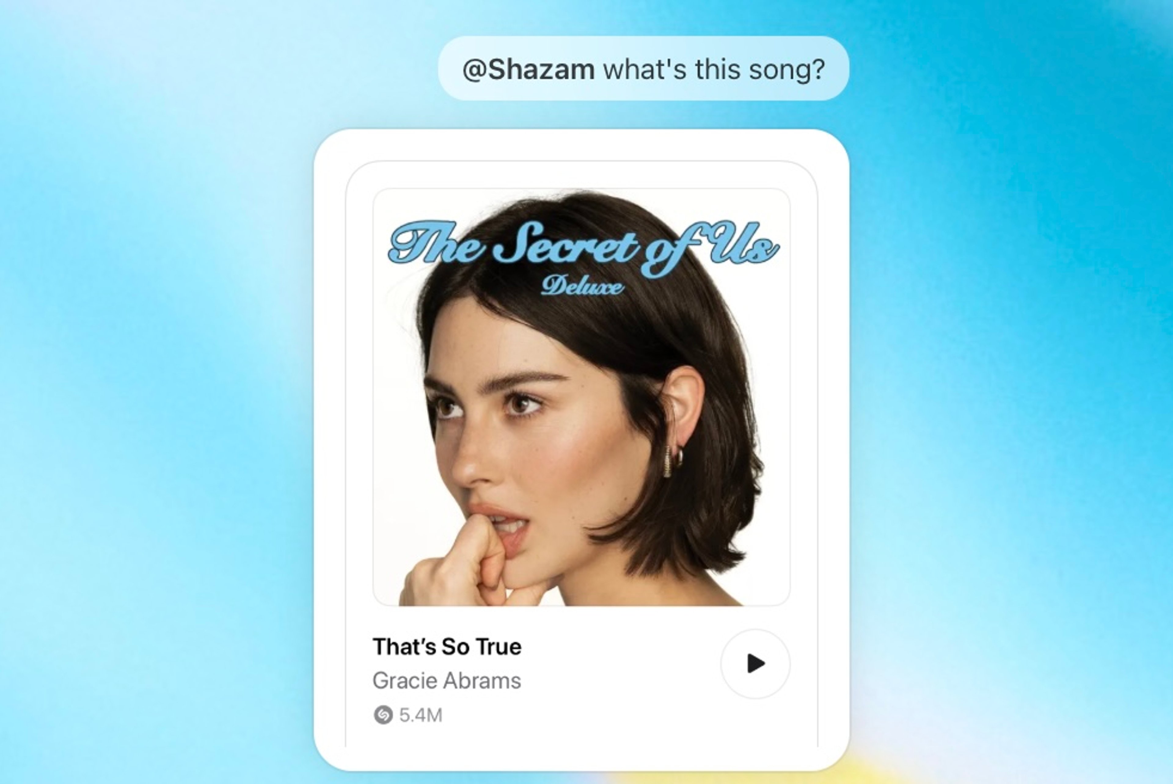 Shazam now works inside ChatGPT