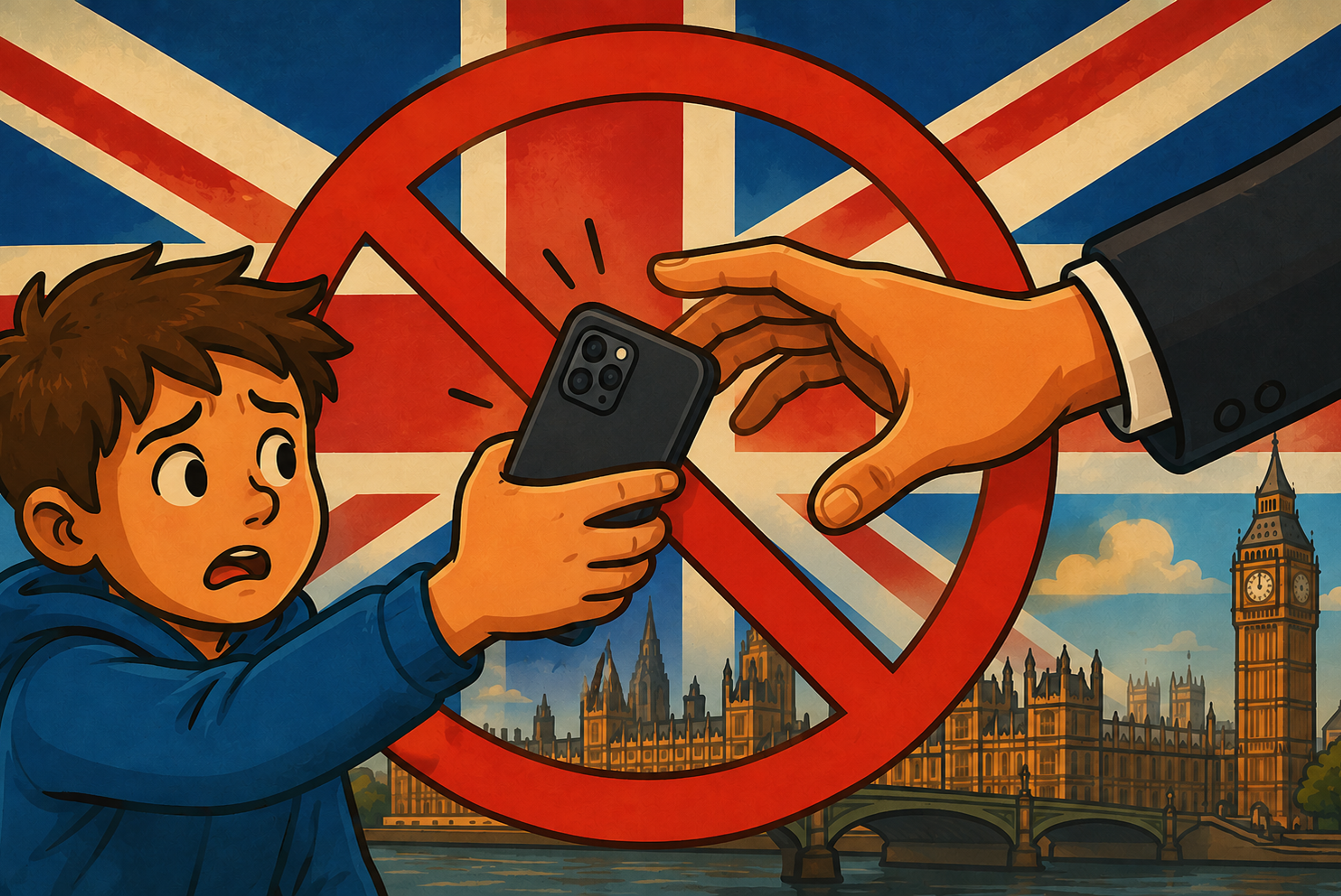 UK plans social media ban for under-16s and digital curfew for teenagers