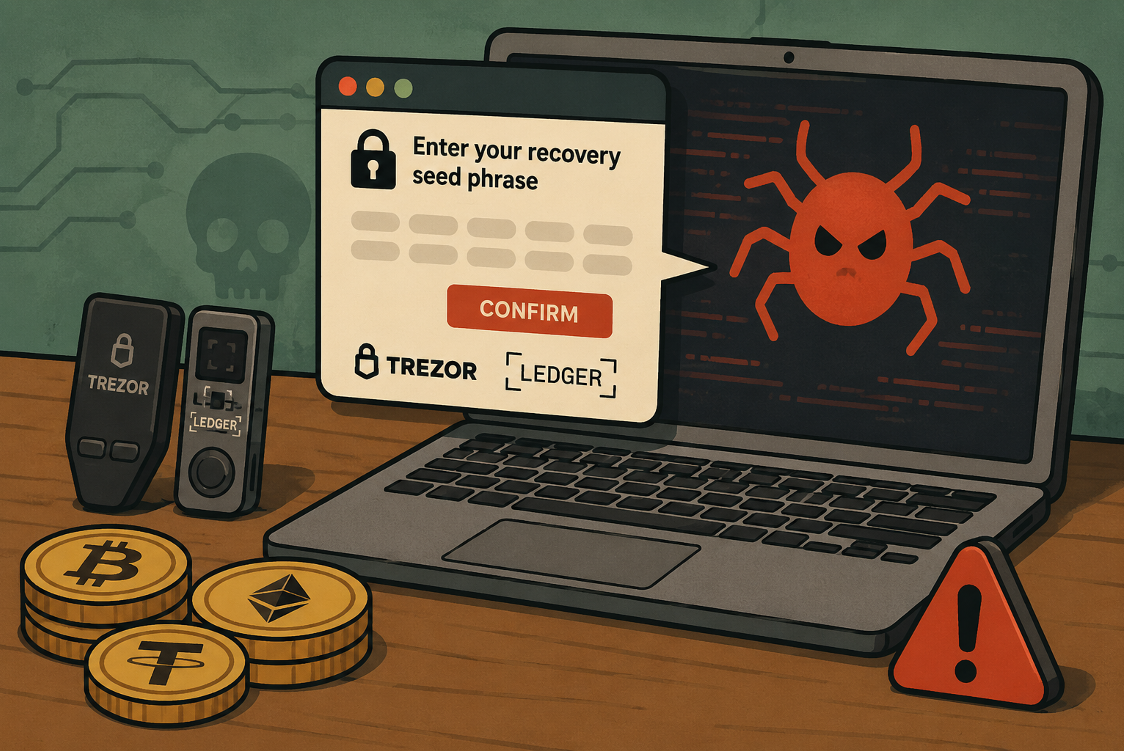 New malware platform steals crypto wallet seed phrases