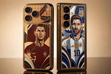 Caviar's latest collection lets you choose between Messi and Ronaldo