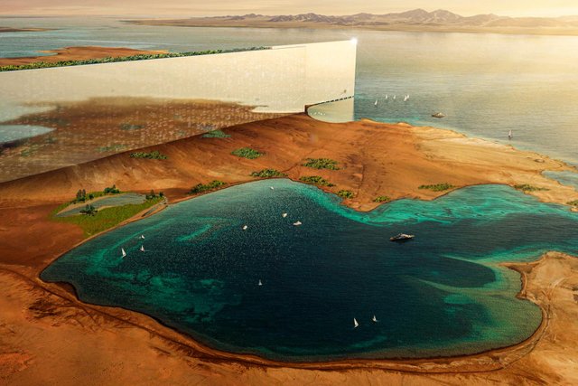 Saudi Arabia’s Crown Prince Mohammed bin Salman Unveils Designs of The Line in NEOM