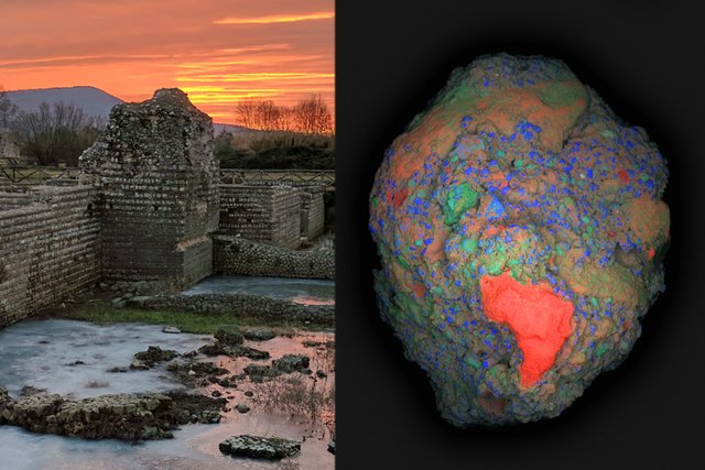 Researchers gained new insights into the durability of ancient Roman concrete