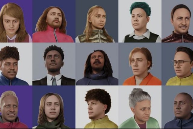 3D Avatar Diffusion neural network developed by Microsoft Research