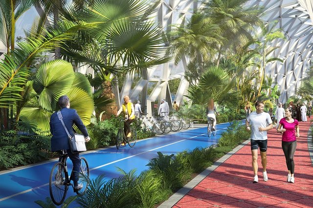 Dubai Plans to Build 93-Kilometer Eco Air-Conditioned Walking Path
