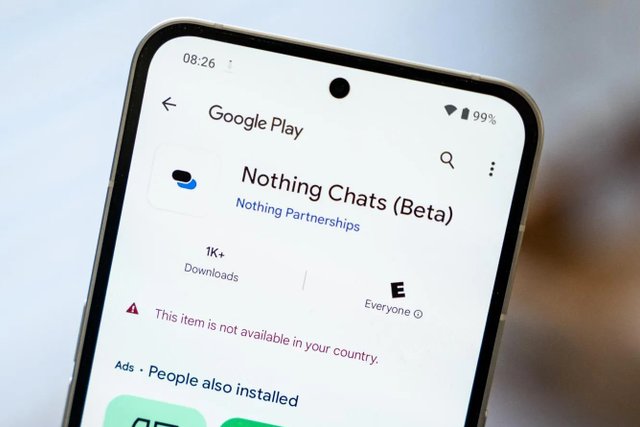 Nothing Chats has already been removed from Google Play due to privacy issues