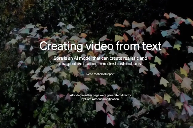 OpenAI's 'Sora' text-to-video AI set for public release later this year