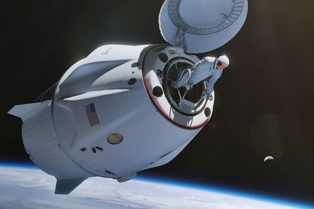 SpaceX launches private crew for historic spacewalk mission