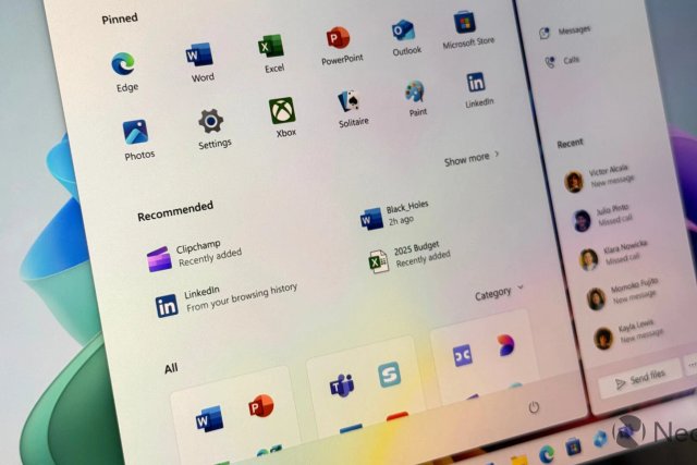 Windows 11 gets a redesigned Start menu