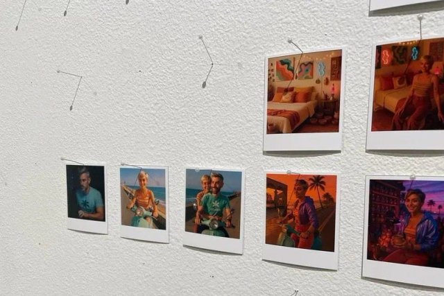Anti-AI protester eats AI art at exhibition about the dangers of AI