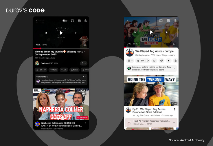 YouTube starts testing a new mobile app interface